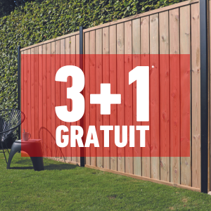 3+1 gratuit pour les ecrans de jardin